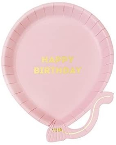 PLATO GLOBO HAPPY BIRTHDAY - comprar online