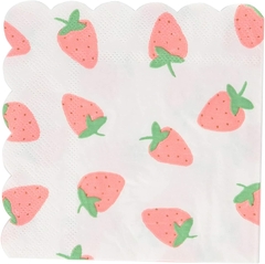 SERVILLETAS FRUTILLAS MERI MERI