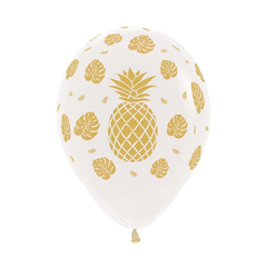 GLOBO ESTAMPADO ANANÁ CRISTAL