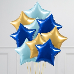 GLOBO ESTRELLA DORADA SATIN - comprar online