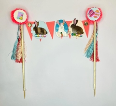 CAKE TOPPER CONEJOS