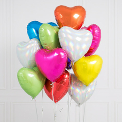 GLOBO CORAZÓN VIOLETA - Tiendas Mágicas