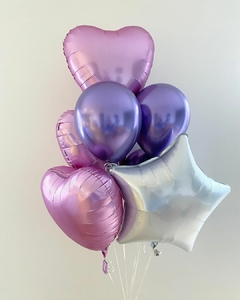 GLOBO CORAZÓN VIOLETA - comprar online