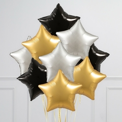 GLOBO ESTRELLA DORADA SATIN en internet
