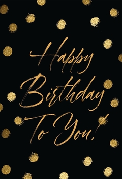 TARJETA GOLDEN DOTS
