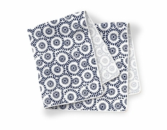 SERVILLETAS FLORES AZUL