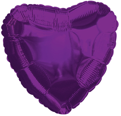 GLOBO CORAZÓN VIOLETA