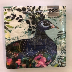 SERVILLETA DECOUPAGE PAVO REAL