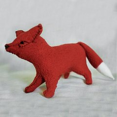 Zorro colorado - Muñeco de tela ENTREGA EN 7 DÍAS - comprar online
