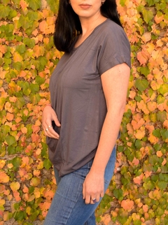 Remera BASICA GRIS - comprar online