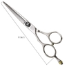 Tesoura profissional Barbeiro para Canhoto