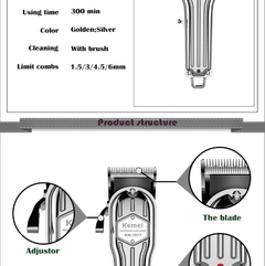 Imagem do Kemei KM-1977 Professional Hair Clipper