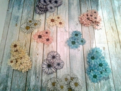 Flores en papel de arroz