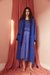 Hand-Dyed velvet and canvas robe nº99