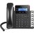 TELEFONE IP GRANDSTREAM COM 2 LINHAS IP, GIGABIT, POE - GXP1628