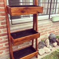 MACETERO ESCALONADO TRIPLE - 50 cm ancho