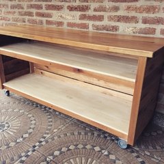 MUEBLE TV "WOODY" (OPCIONAL RUEDAS) - Decopallet