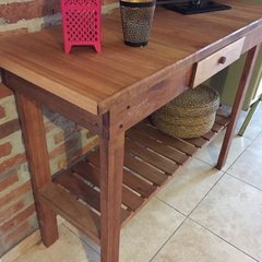 MESA AUXILIAR "FAUSTINA" (opcional cajón) - Decopallet