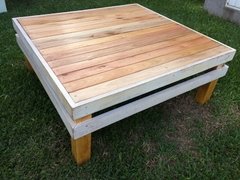 MESA RATONA "PRAGA" BLANCO GASTADO - Decopallet