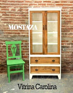 Vitrina Carolina - MOSTAZA Muebles