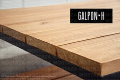 Mesa Ratona Tablones - MOSTAZA Muebles