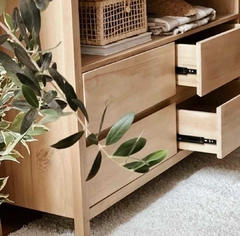 Comoda Alamo macizo - MOSTAZA Muebles