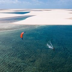Kitesurf nos Lençóis Maranhenses