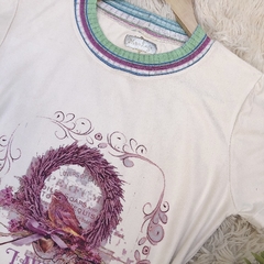 T-shirt manga curta LAVANDA na internet