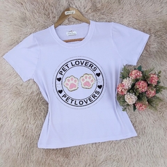 T-shirts manga curta PET LOVERS