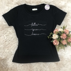T- shirt gola careca manga curta YOUR DREAMS