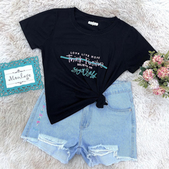 T-shirt manga curta LOVE LIVE HOPE - comprar online