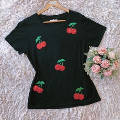 T-shirts manga curta CEREJA