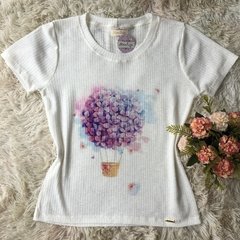 T-shirt gola careca manga curta BALLON