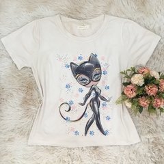 Imagem do T-shirt gola careca manga curta SUPER GIRL
