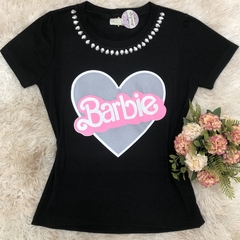T- shirt gola careca manga curta BARBIE