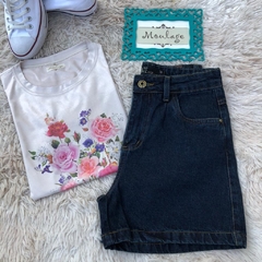 T-shirt manga curta FLORES - comprar online