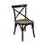 Silla Cross Negra Antique - RoomDeco