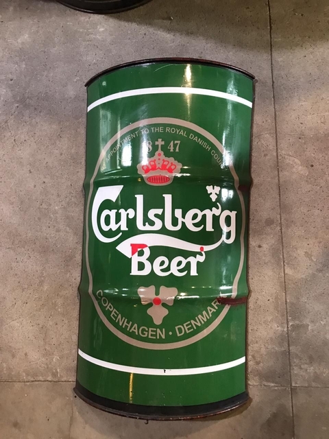 Chapa Medio Barril Carlsberg