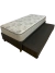 Conjunto Onix + Sommier Urania Chocolate 90x190cm