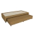 Conjunto Onix + Sommier Urania Tostado 90x190 - Colombano Muebles
