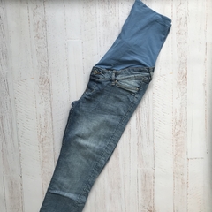 Jean chupin celeste con etiqueta! - comprar online