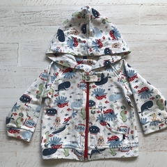 Buzo campera con cierre. Galapagos. 6-9 meses