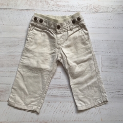Pantalon de lino. GAP. T 12-18 meses
