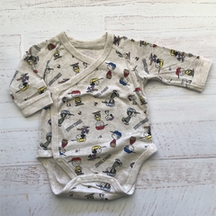 Body cruzado manga larga. Baby UNIQLO. T 3-6 meses