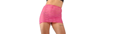 Imagen de Pollerita Encaje Elastizado Transparente-mini-minifalda- varios colores