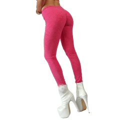 Calza Broderie Calada de Microfibra de Lycra elastizada en 3 colores -  Exentrica