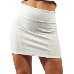 Conjunto de Minifalda tubo y top con argolla en pique de lycra elastizado - comprar online