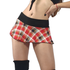 Minifalda escocesa Colegiala en internet