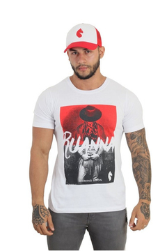 Camiseta Gola Careca Cowboy - Ruanna Inc