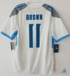 Nike AJ Brown Tennessee Titans Navy Game Jersey